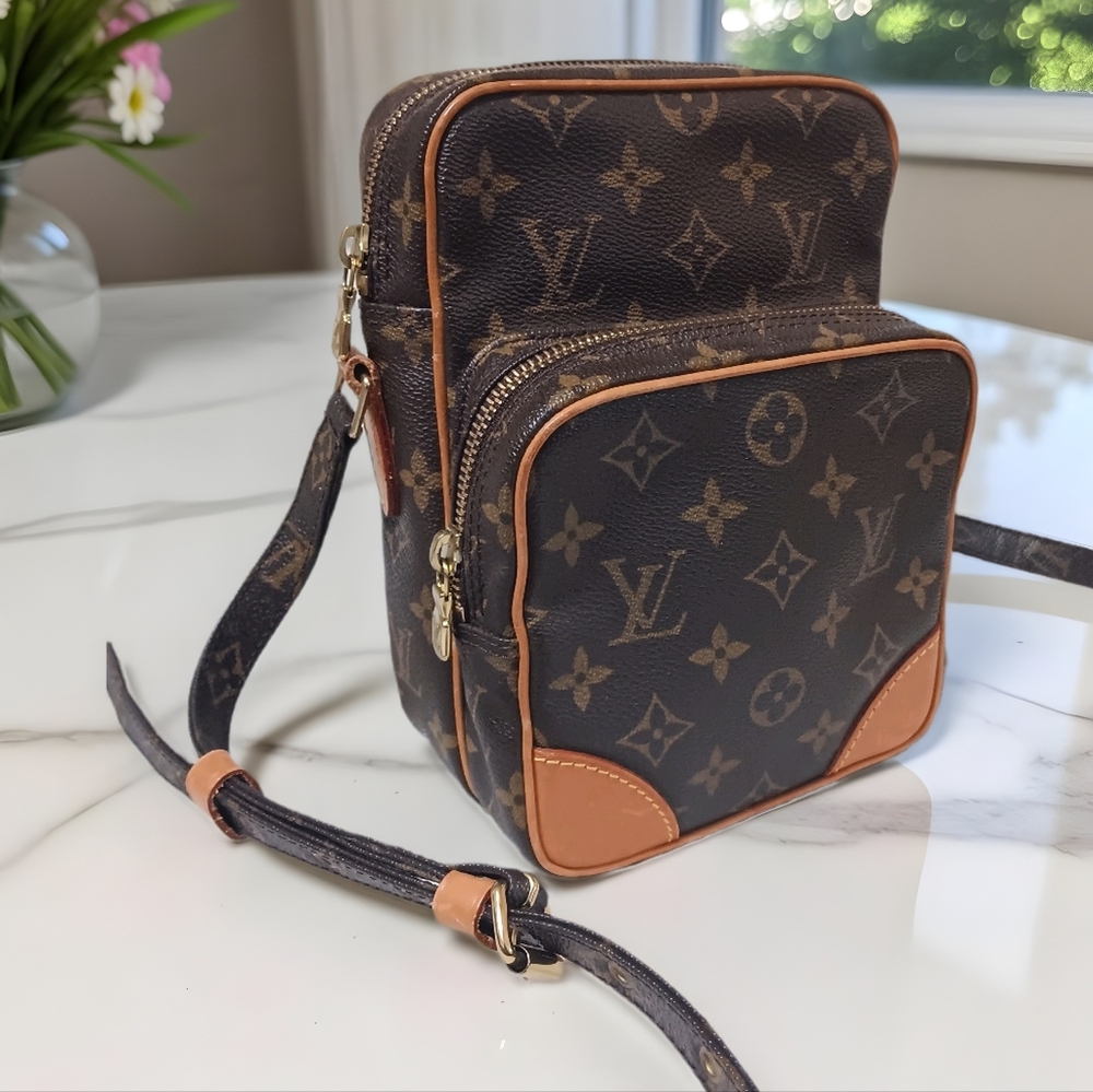 Louis Vuitton EUC Vintage Amazon Monogram Crossbody Bag - Year 1999 ✨ - Picture 4 of 14